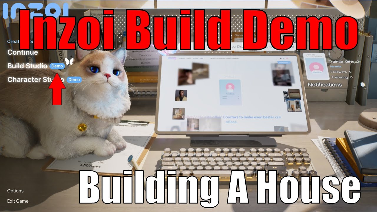 Inzoi Build Demo: Building A House #inzoi #InzoiBuild #InzoiDemo