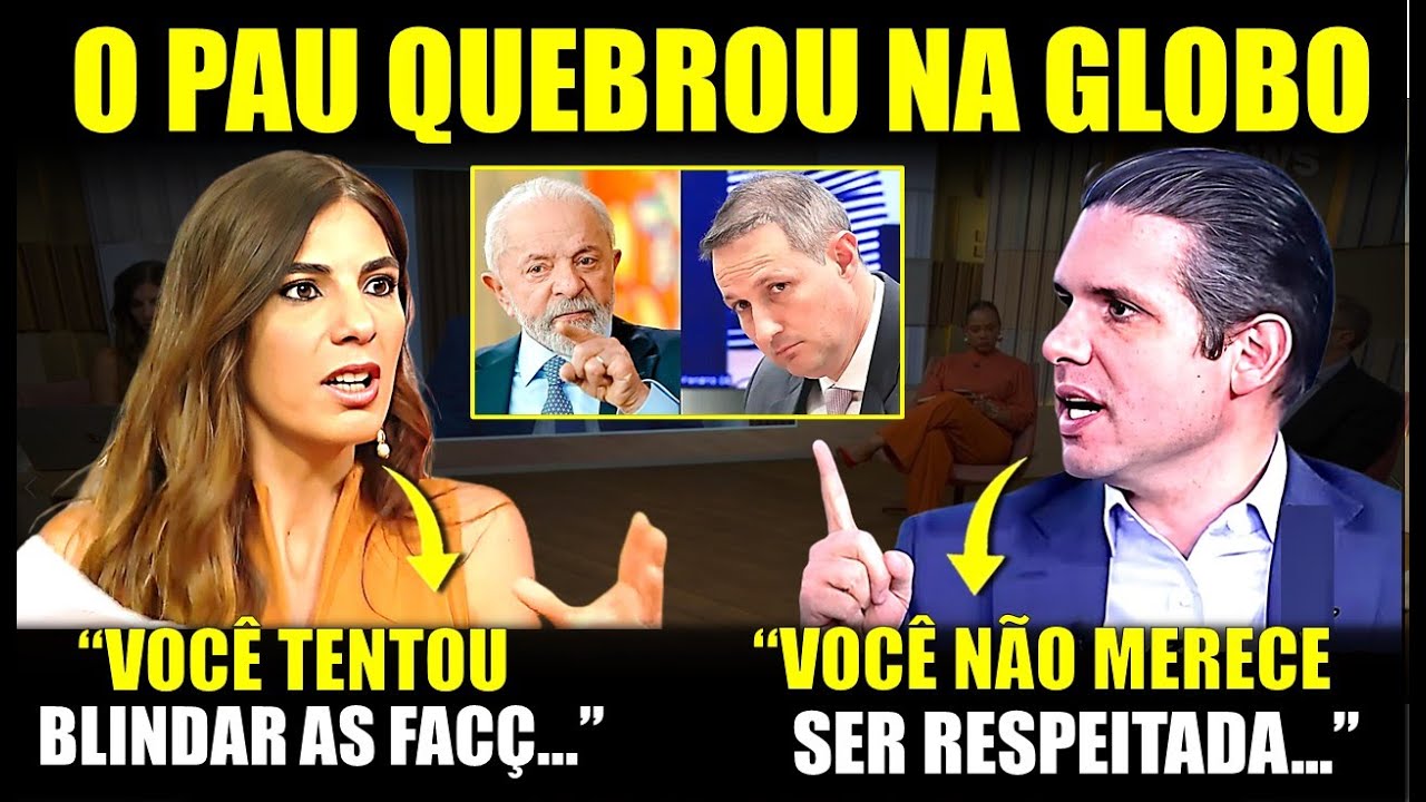 Hugo Motta e Sadi quebram o pau ao vivo! Militante tenta narrar e leva invertida hist&oacute;rica na Globo