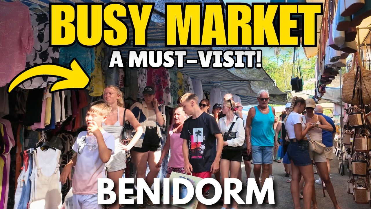 Benidorm - Crowded & CHEAP Wednesday Market! 😲🛍️┃A MUST-VISIT!