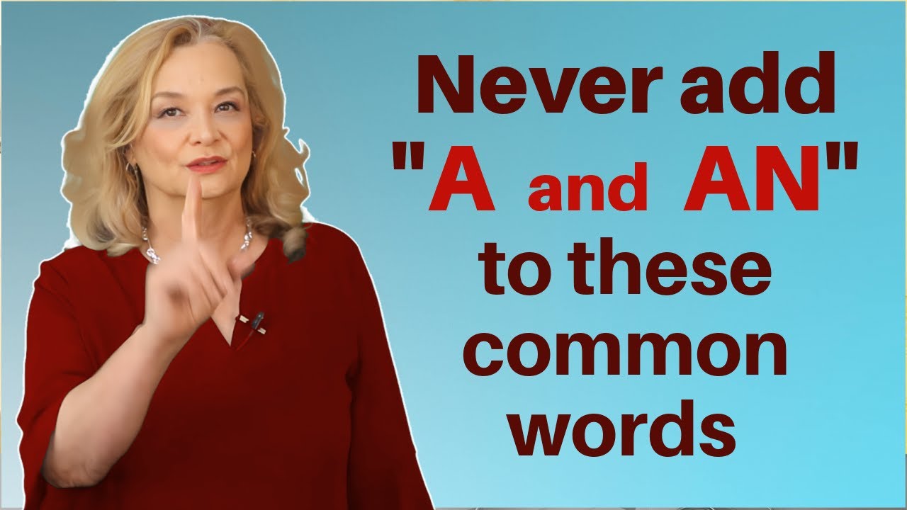 English Articles Rules - Don't use 