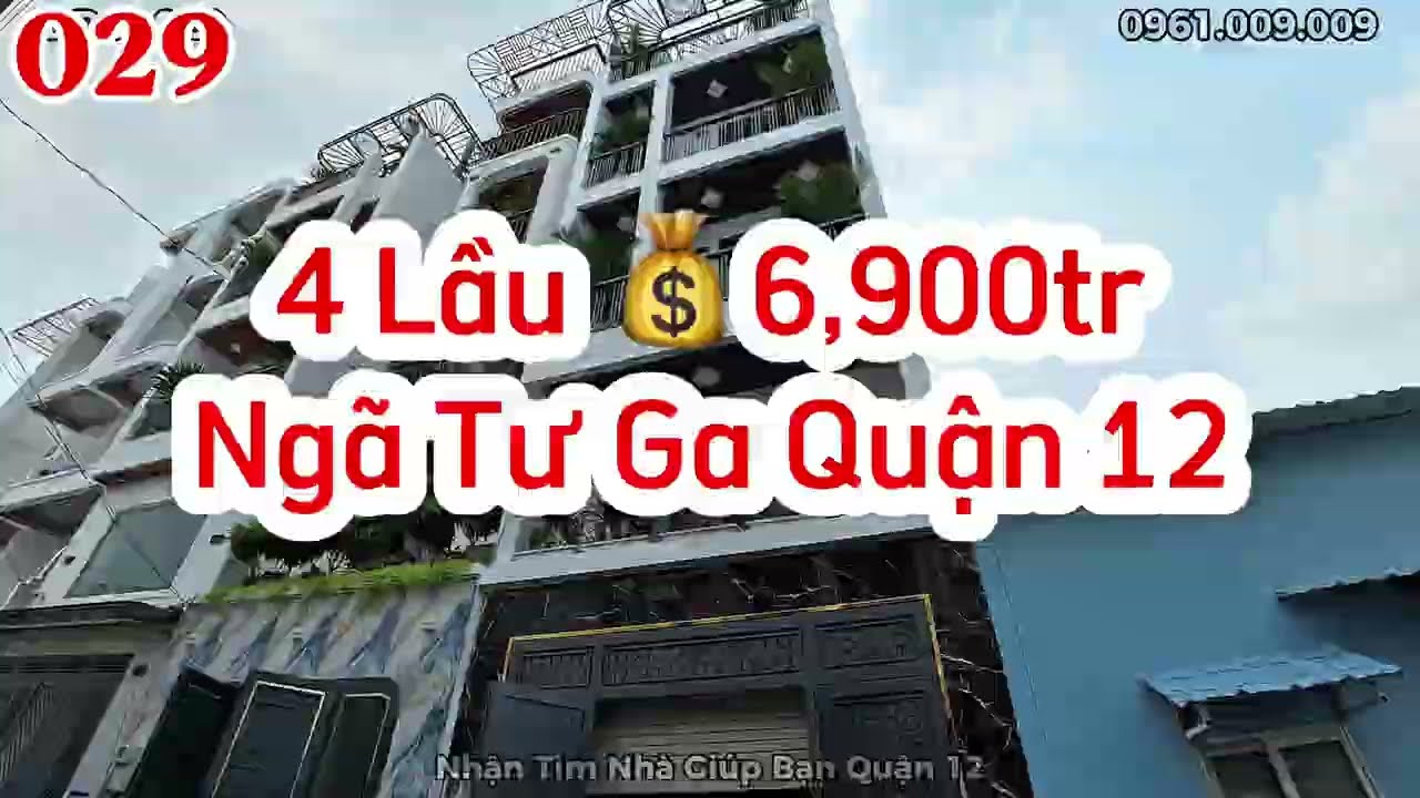 4Lầu Ngay Ngã Tư Ga -Nhà Bán Giá Rẻ Quận 12