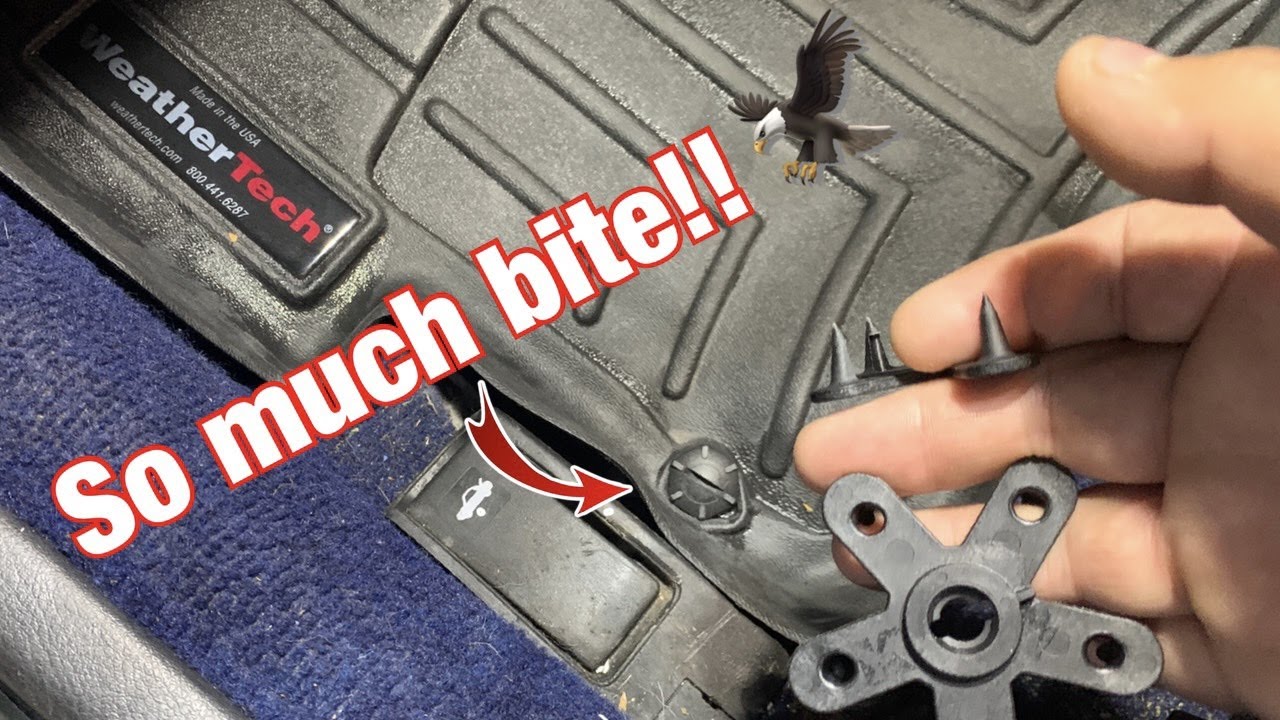 Installing Eagle Klaw Floor Mat Fasteners On My WeatherTech | REVIEW