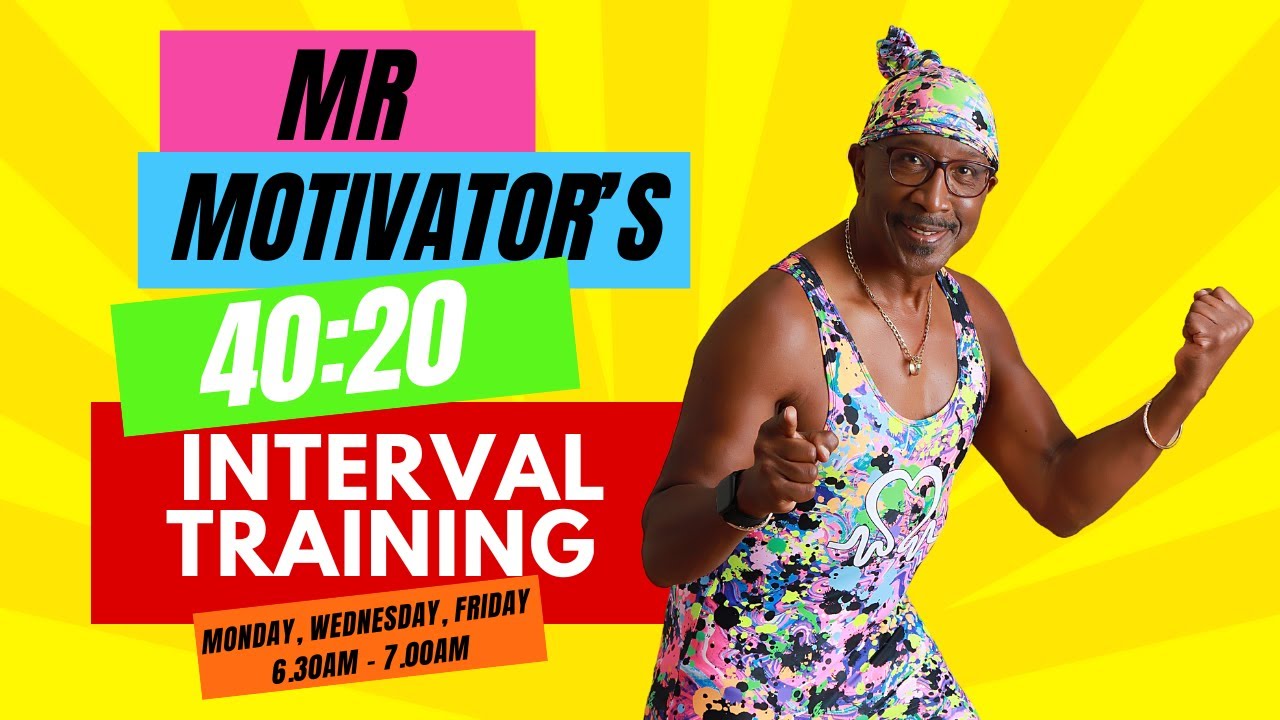 30 minute | 40:20 Interval Training | 8th January 2024 | Mr Motivator