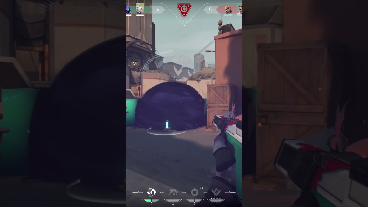 VALORANT : Raze Left the chat&hellip; #valorantclip #valorant #valorantgaming #shorts #viral #omen