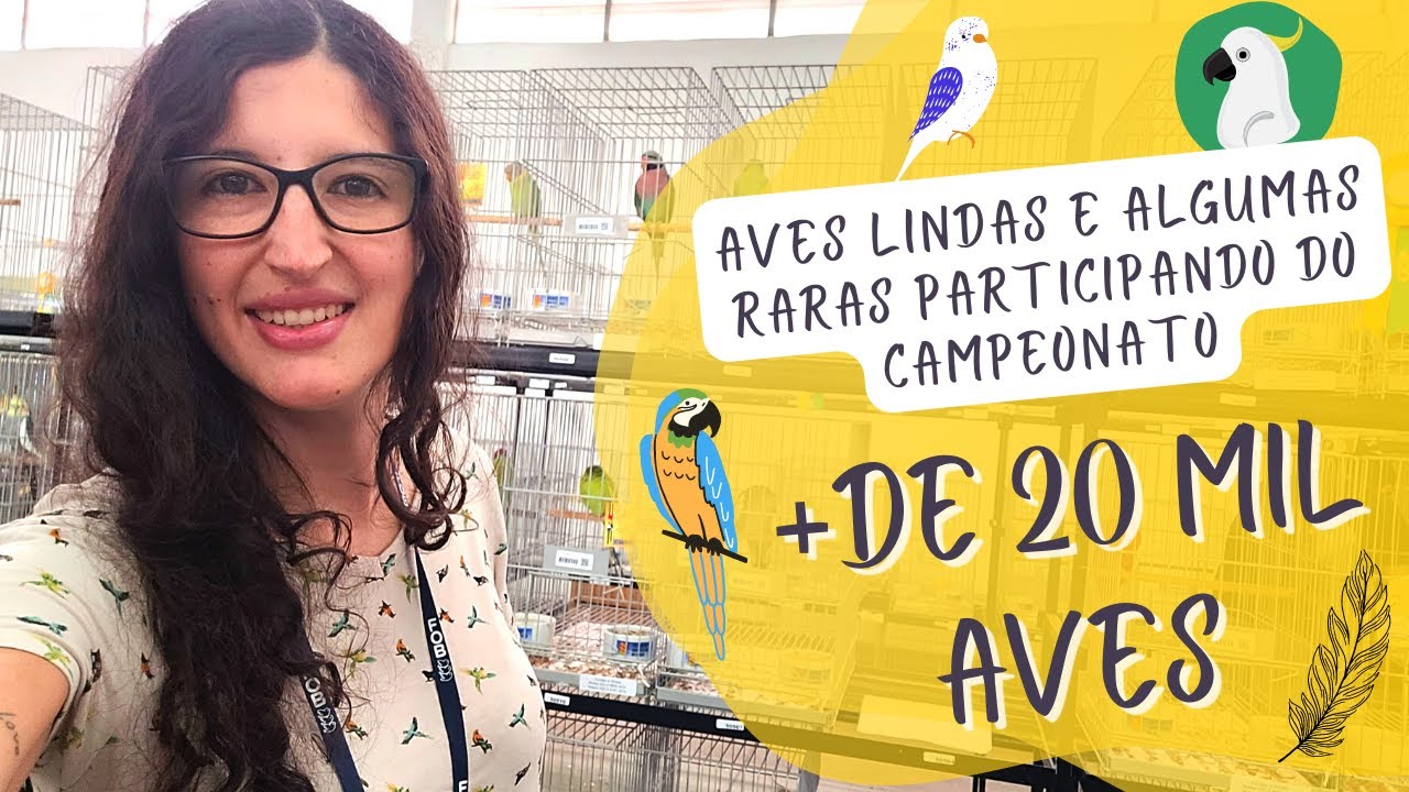 VISITEI AS AVES DO MAIOR CAMPEONATO DE AVES EXÓTICAS DO BRASIL | FOB 2022 - UDP