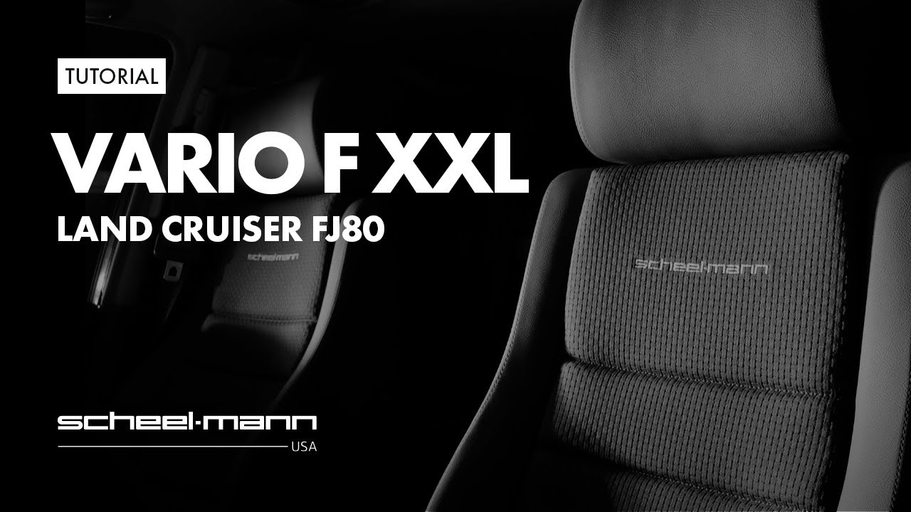 INSTALL: Seat Installation Procedure in an 80 series Land Cruiser -  scheel-mann