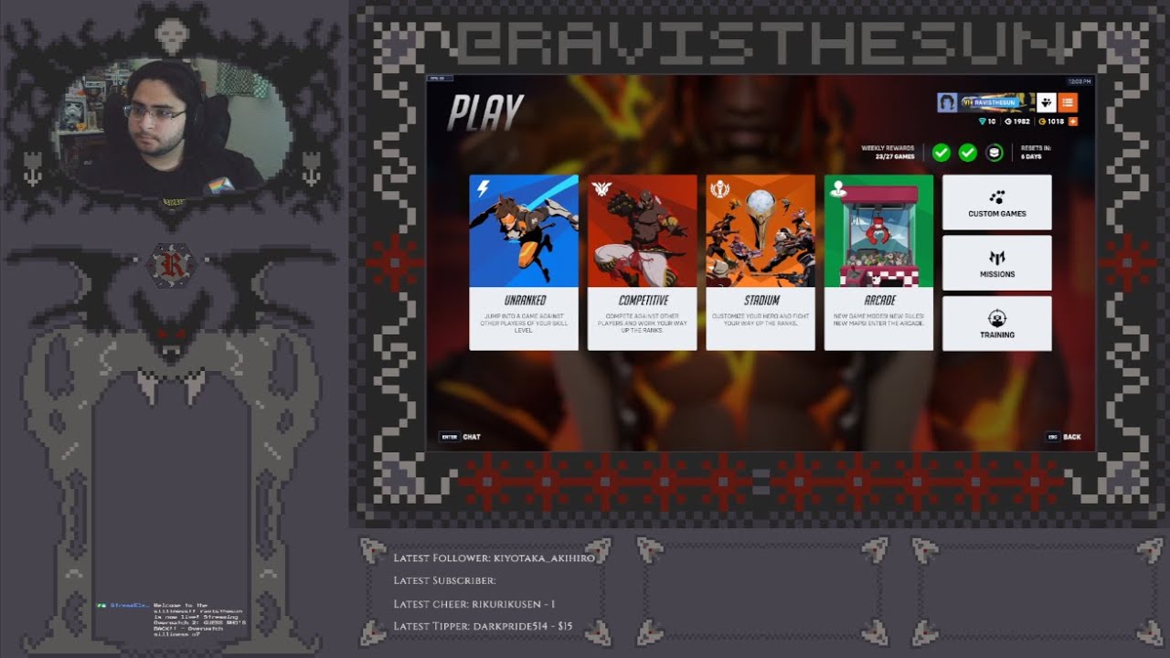 [Twitch VOD] GUESS WHO'S BACK - Overwatch silliness o7