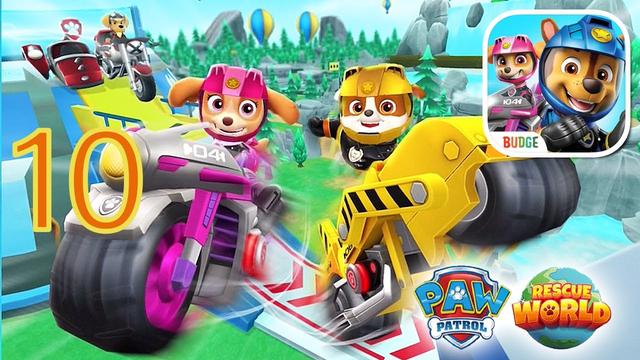 PAW Patrol Rescue World - MOTO SKYE & RUBBLE IN MOTO MOUNTAIN UPDATE