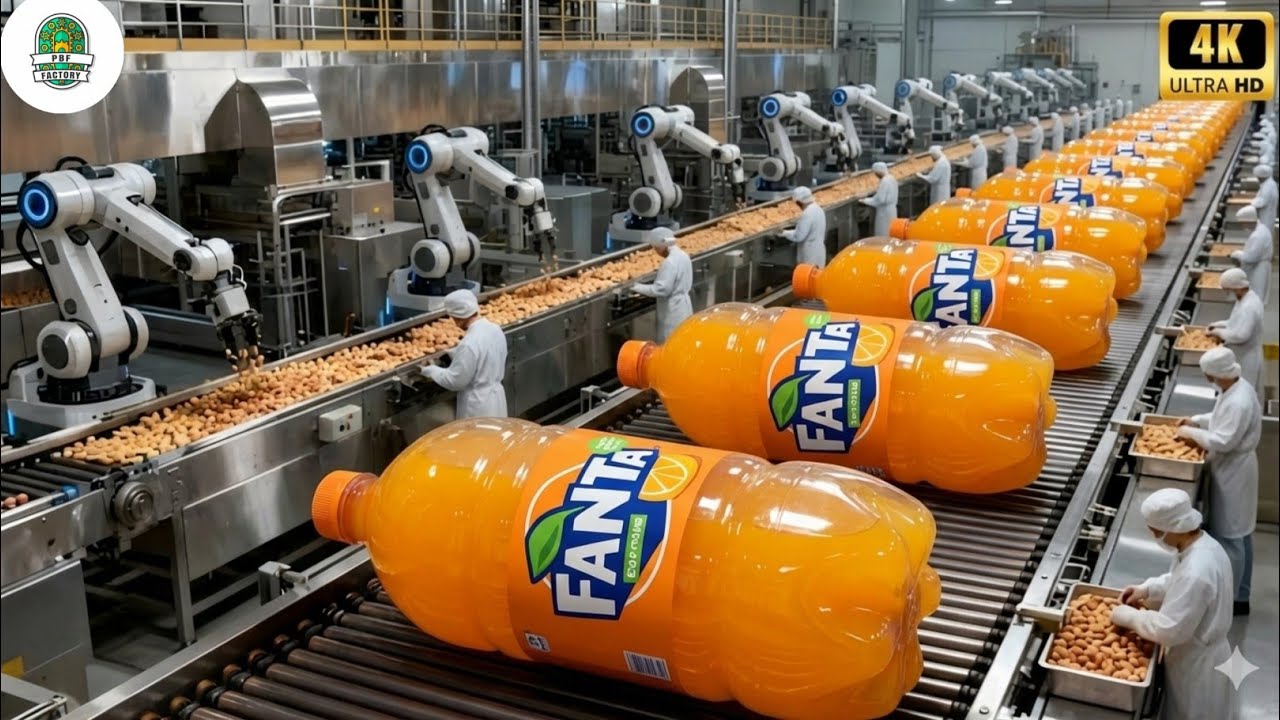 How Fanta Bottles Are Made Today | Inside a Billion-Dollar Factory 🏭