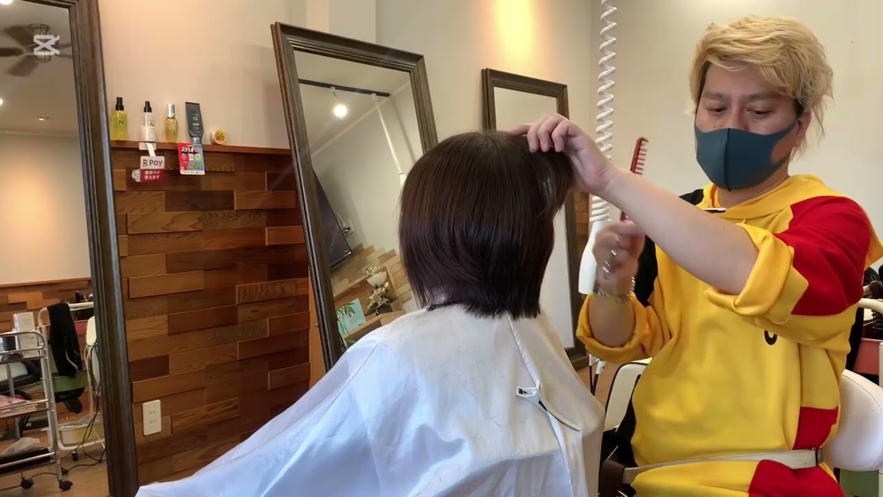 40代50代60代◎白髪染めオーガニックカラー×ショートヘアー・ショートレイヤー・ウルフカット【一宮市美容院Free】