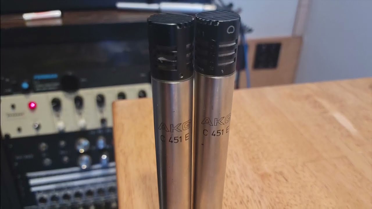 1970s AKG c451e w CK1 capsules demo