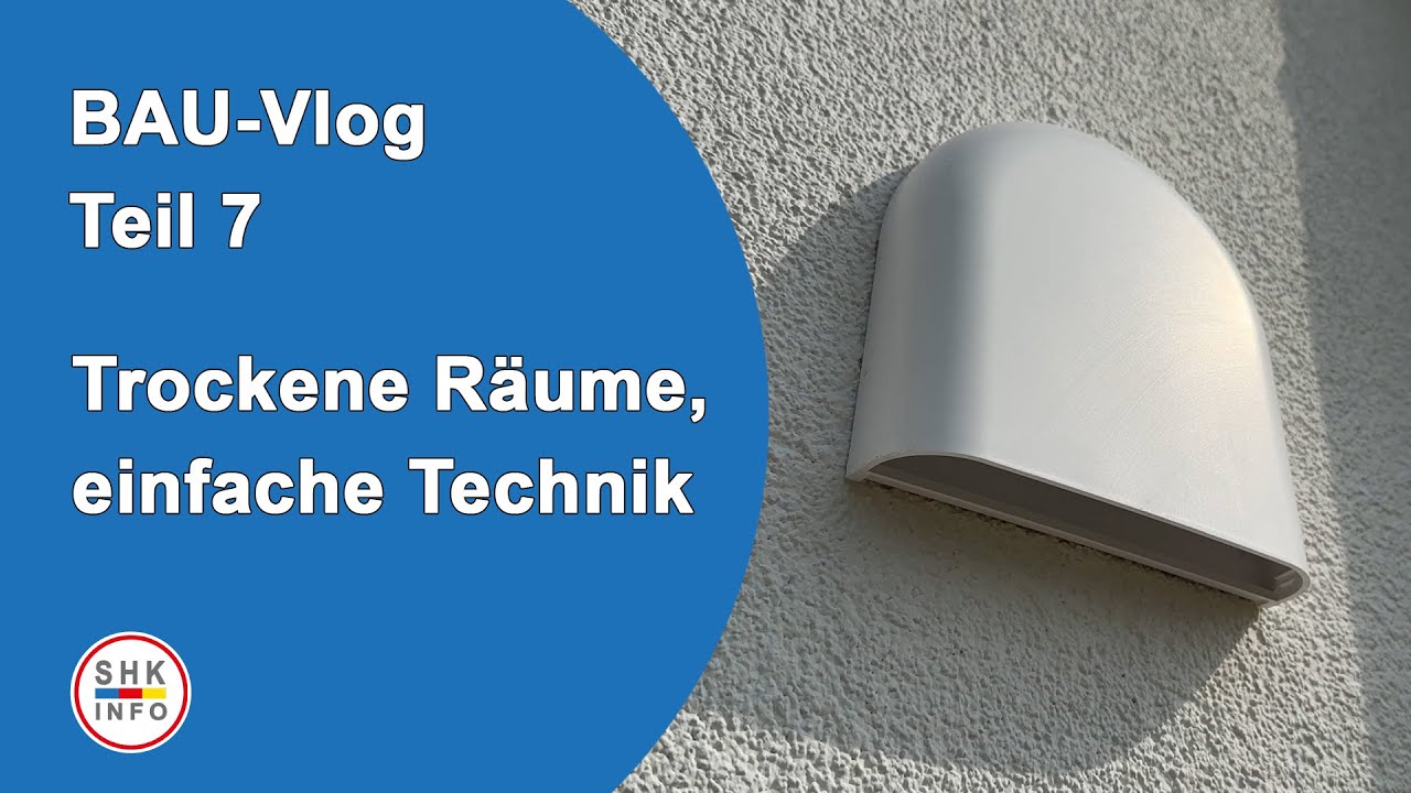 Raumlüftung ohne Rohrsystem – dezentrale Lösung im Einsatz | Bau-Vlog Teil 7