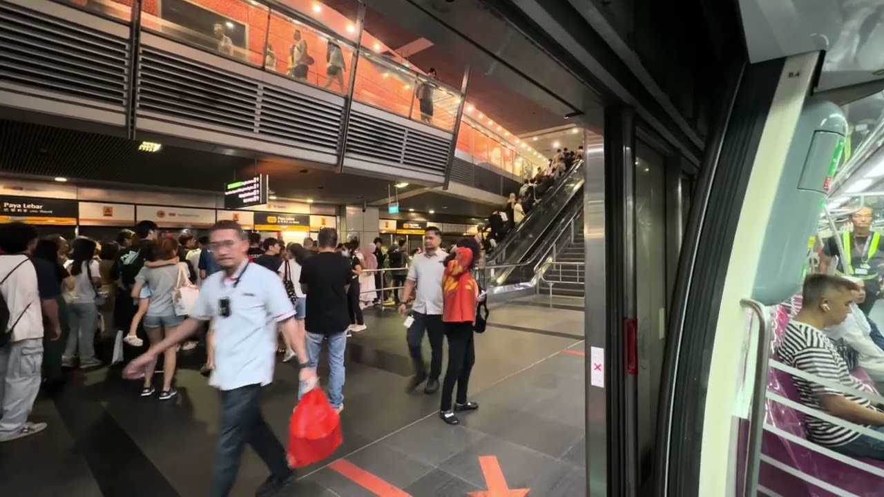 SMRT Alstom Metropolis C830 (819): Paya Lebar to MacPherson. 