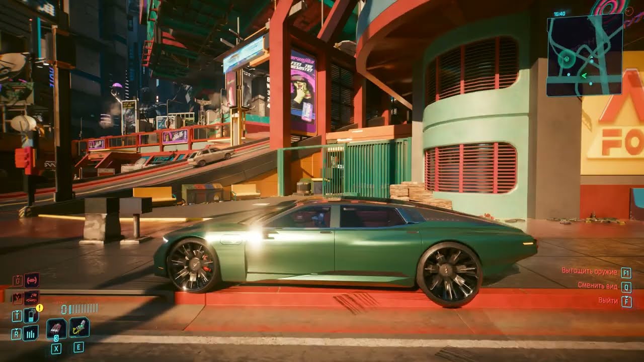 самая топовая графика пока что остаётся у Cyberpunk 2077