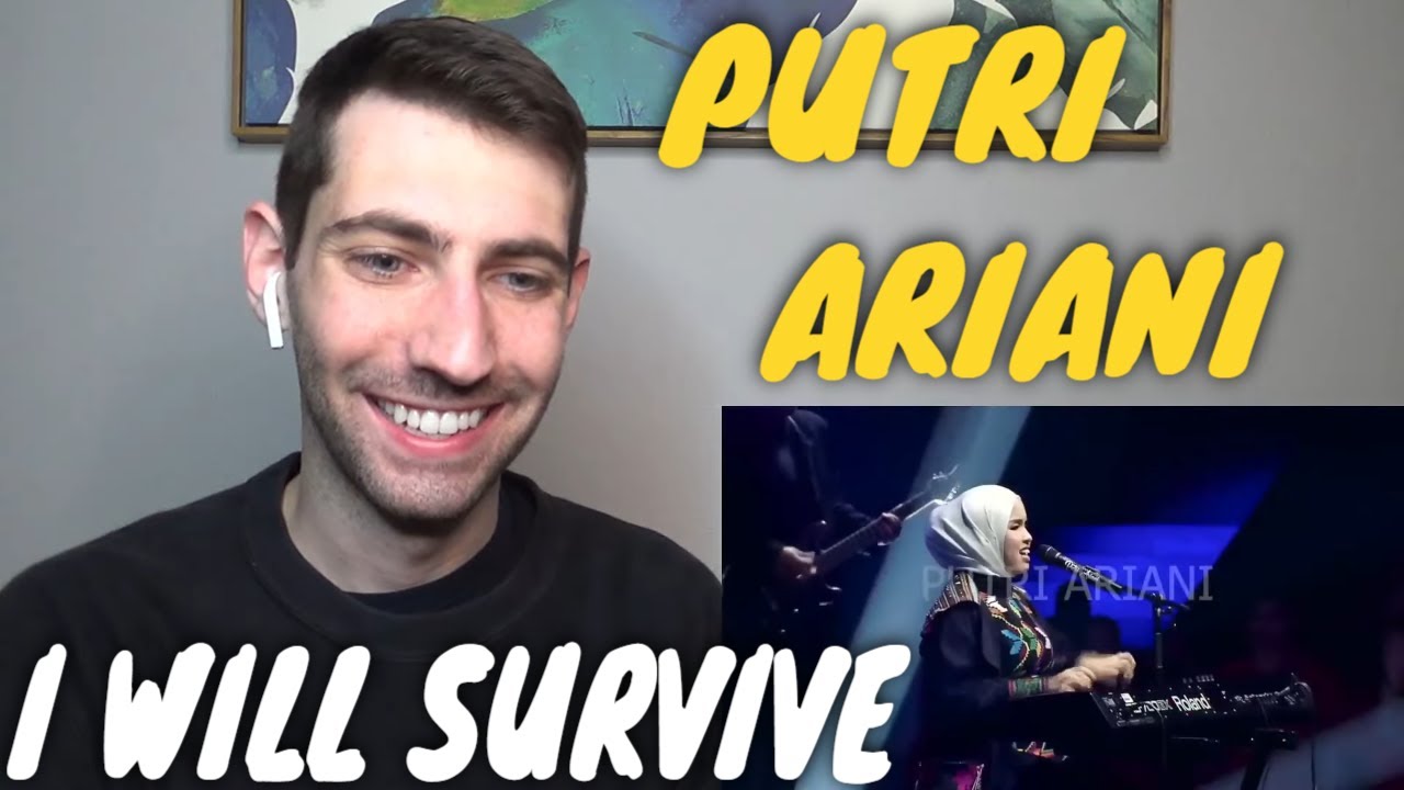 Putri Ariani - I Will Survive (LIVE) GLORIA GAYNOR (COVER) | Reaction