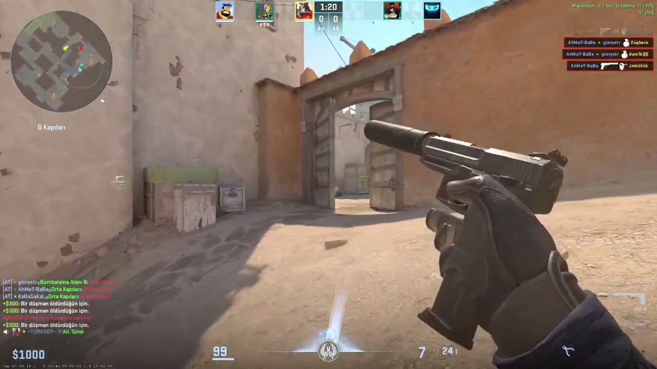 3K on dust2 first round
