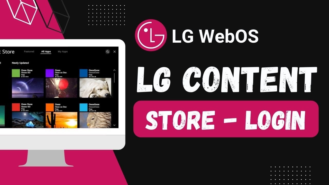 LG Content Store - How to Login LG Store !