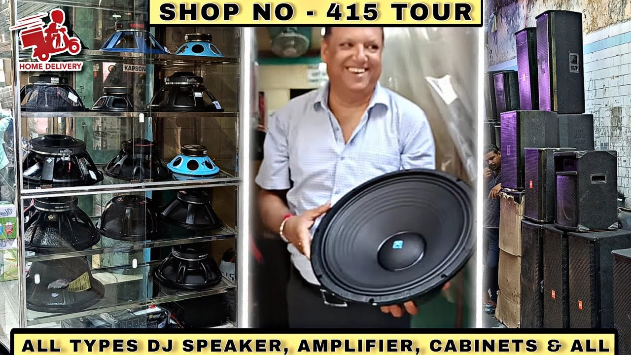 All types of dj speaker's, cabinets amplifiers, woofers in wholesale price | lajpat rai market blog