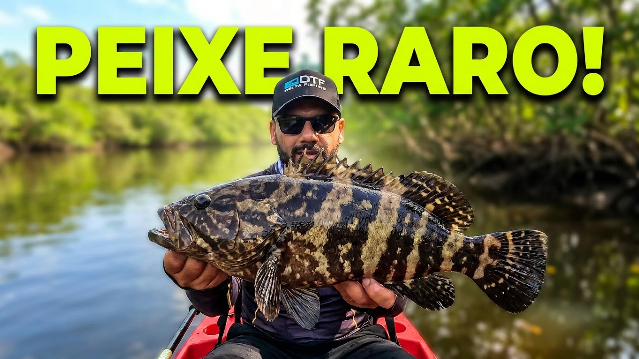 PESCARIA DE ROBALOS e UM ROLÊ GIGANTE com MOTOR no CAIAQUE #fishing #pescaria #pesca #caiaque