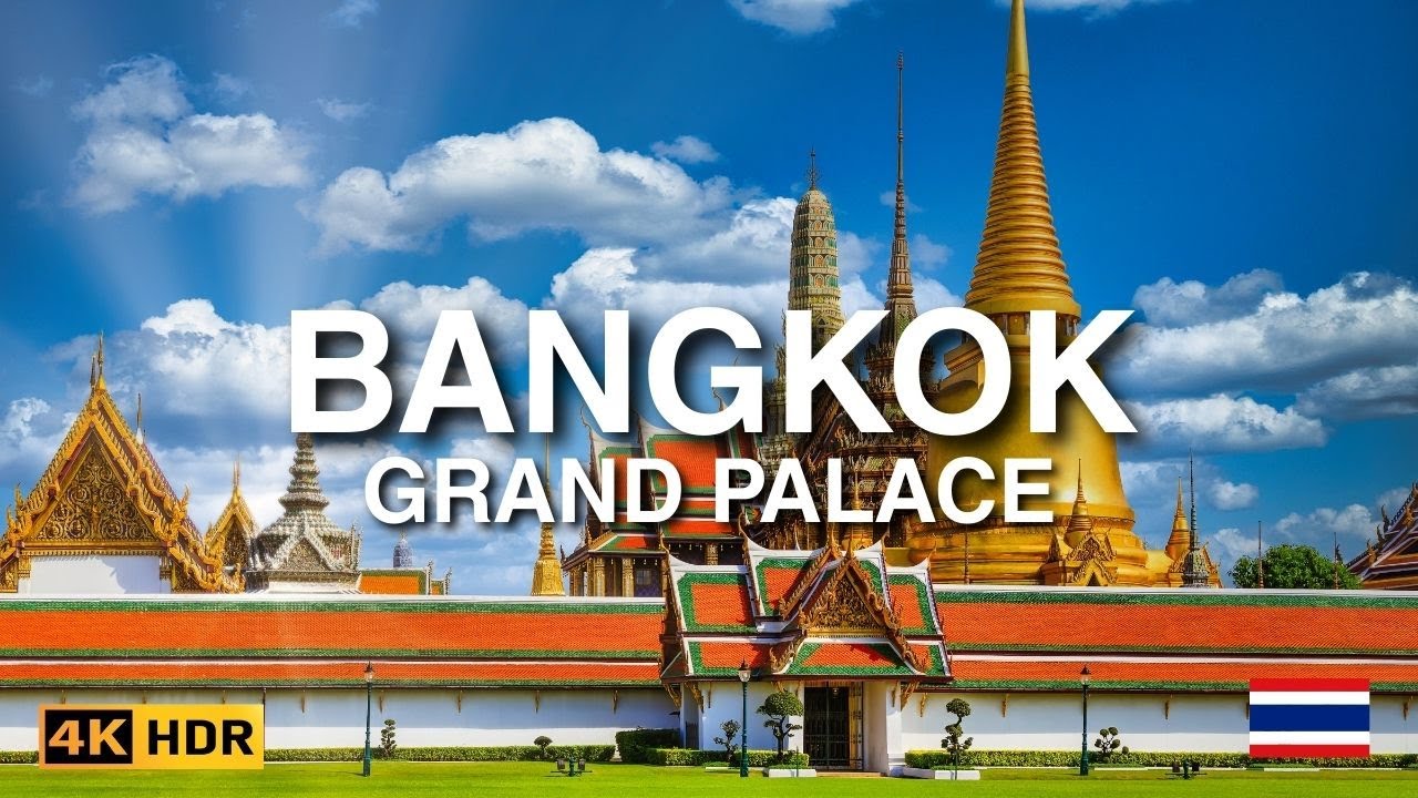Temple of Emerald Buddha and the Grand Palace | 4K HDR Immersive Bangkok Walking Tour with Captions