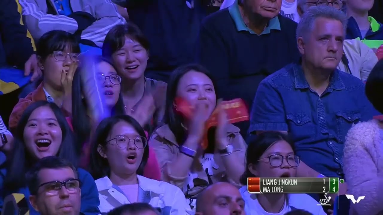 A Beautiful Fanning Backhand from Ma Long the GOAT