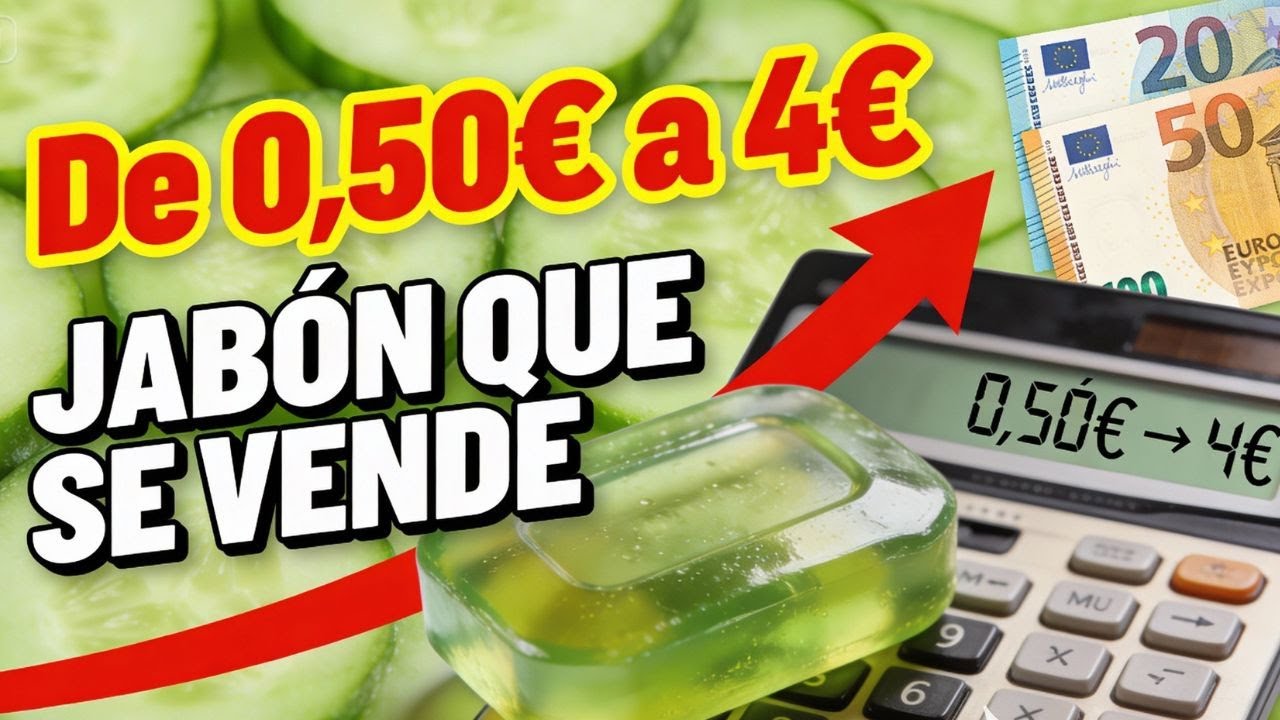 Jabón de pepino para vender: guía completa