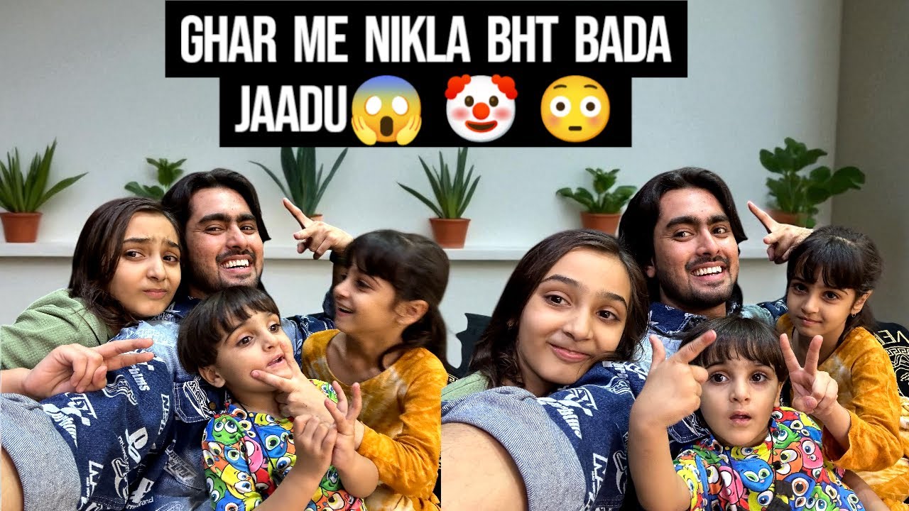 Humare Ghar Me Nikla Bht Bada JAADU😱🤡😳 #vlog #fun #shadab5star #funny #cutebaby #dailyvlog #song 