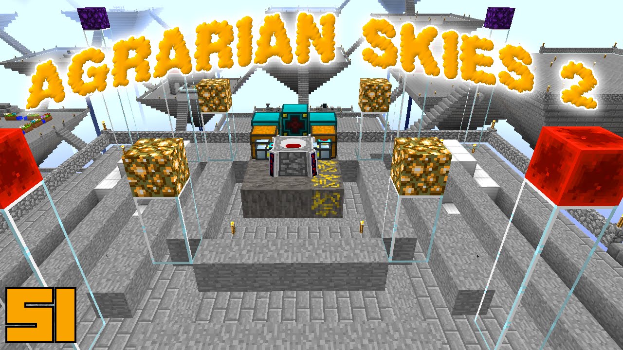 Minecraft Mods Agrarian Skies 2 - ALTAR AUTOMATION [E51] (Modded Skyblock)