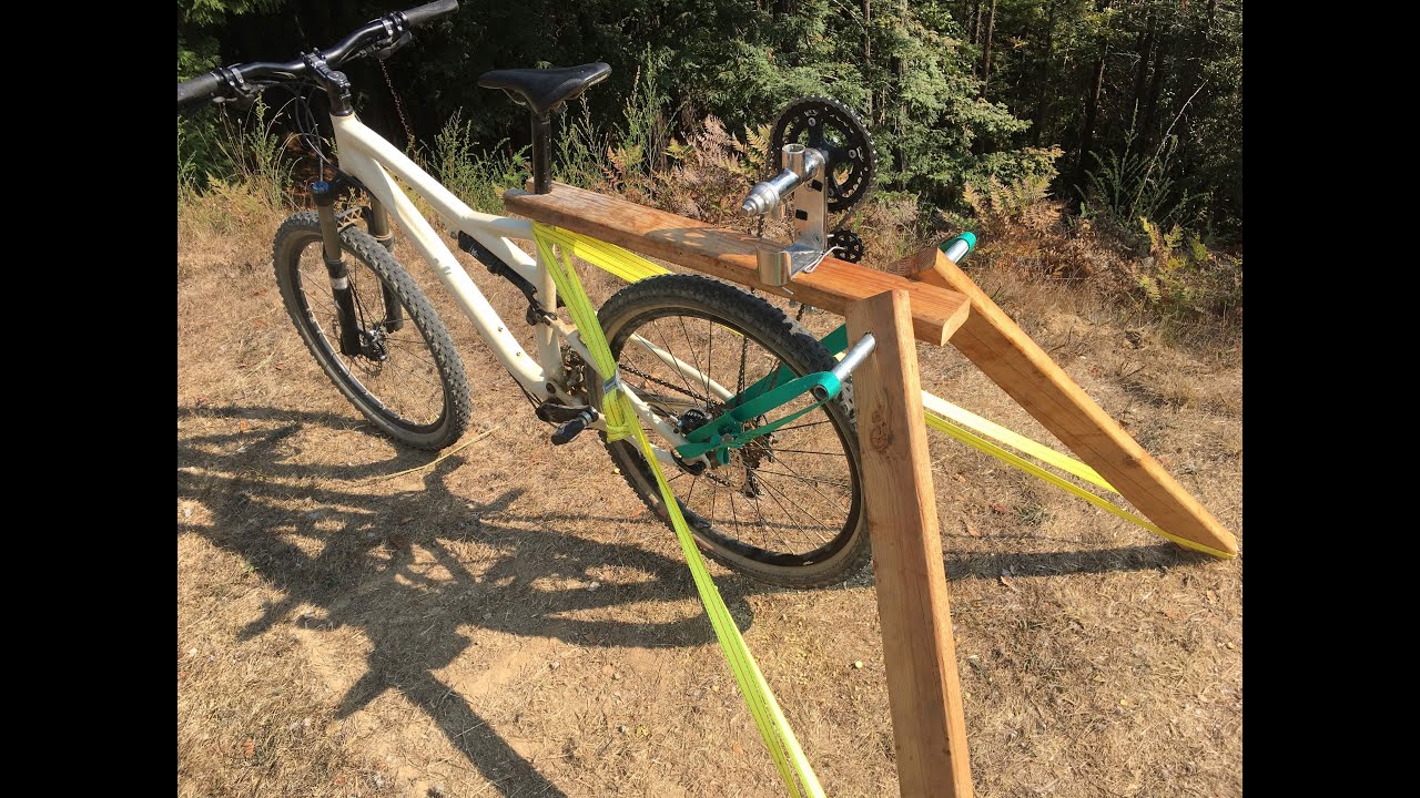 How to Run a Hand Cranked Oil Press on a Bike