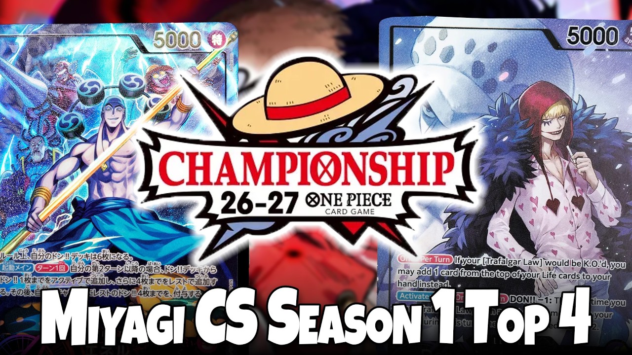 [OP16] OP12 PY Росинант против OP15 Пенел || Miyagi CS Season 1 Топ-4 One Piece Card Game