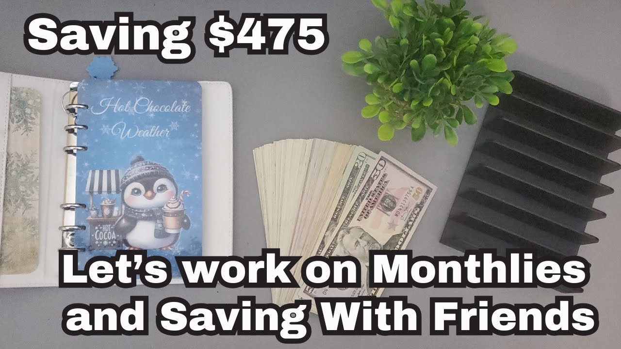 Monthlies & Saving with Friends! | January 5th | Saving Survivor Collab! #savingschallenges