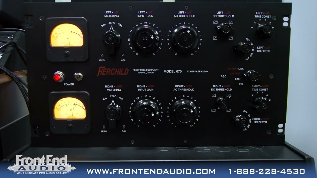Heritage Audio Herchild 670 Stereo Tube Compressor - DEMO at Front End Audio