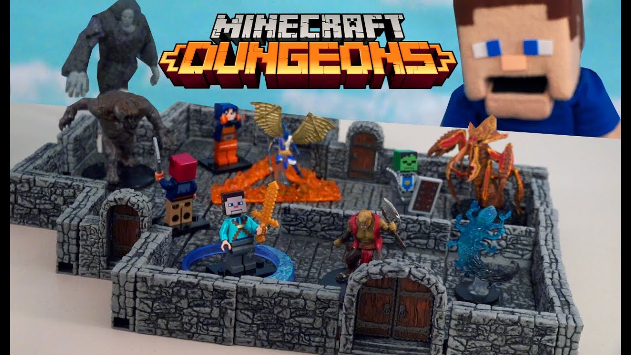 Creating the ULTIMATE LEGO Minecraft Dungeons and Dragons Playset Build! Warlock Tiles