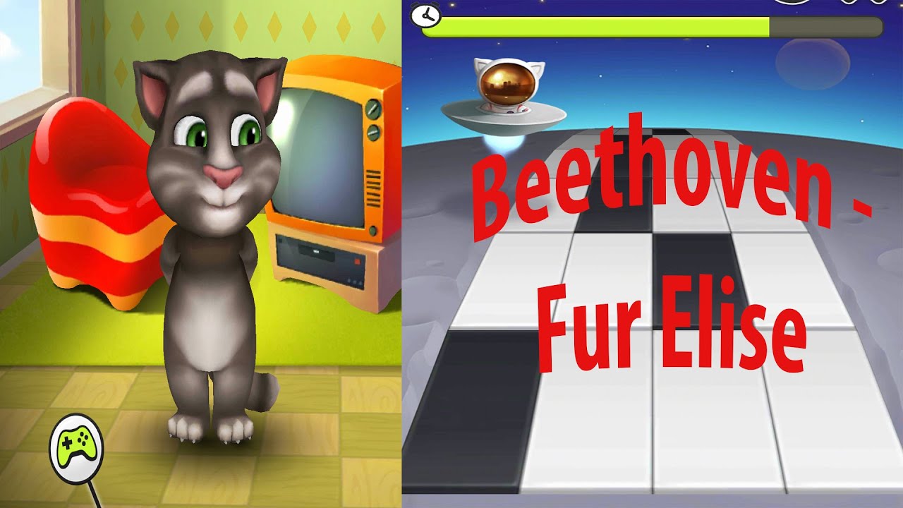 My Talking Tom - Space Piano 