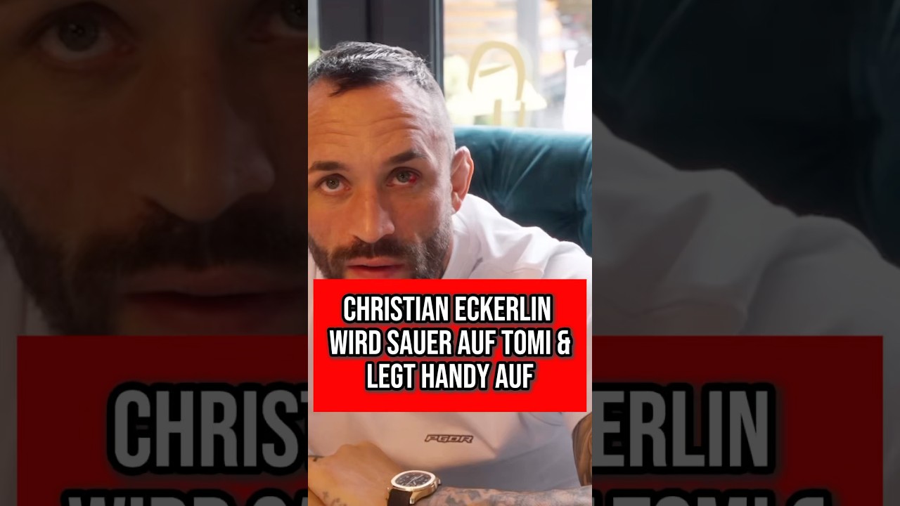 Christian Eckerlin wird Sauer auf Tomi & legt Handy auf 