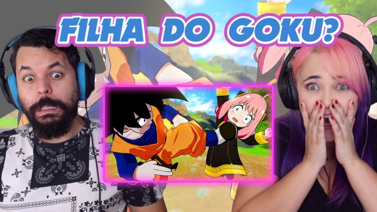 E Se a ANYA Forger fosse irmã do Goten e filha do Goku de Dragon ball no Spy x Family Vr // REACT