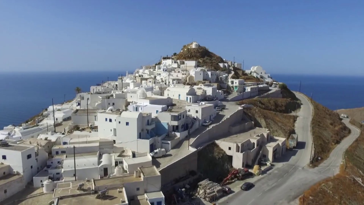 Anafi island (by drone) - Greece