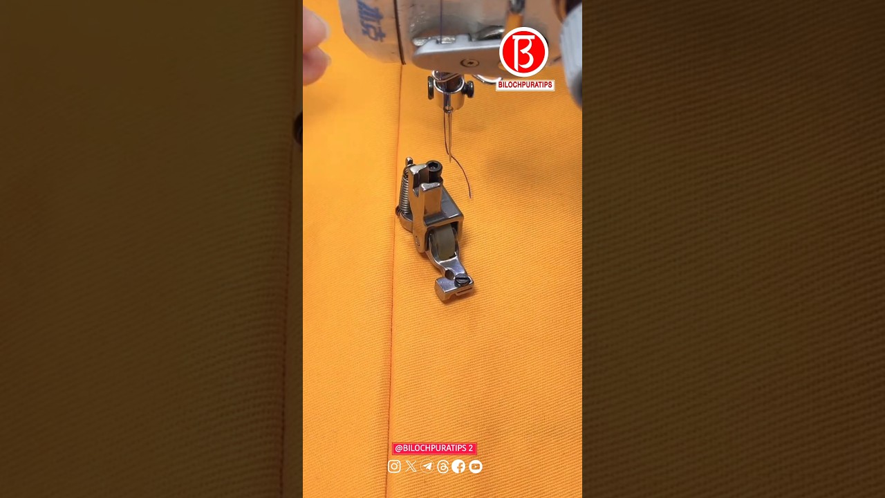 Sewing Tools And Tutorial Invisible zipper foot with roller Original Part 44
