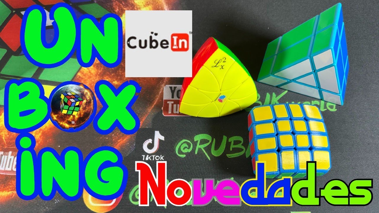📦 UNBOXING DE NOVEDADES de CubeIn | @RUBIKworld 