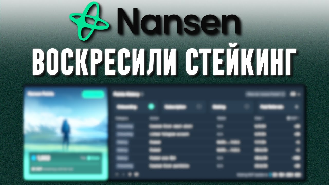 ФАРМ ПОИНТОВ NANSEN | ПУТЕВОДИТЕЛЬ ПО ДРОПУ