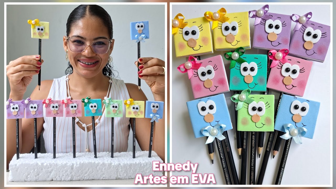 Fiz 10 vezes e vendi tudo💲Lembrancinhas volta às aulas ✍️ #ponteiras #livros 