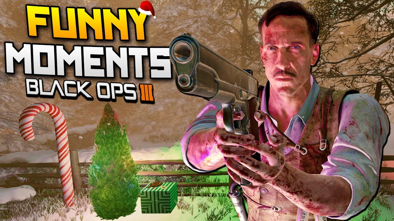 Black Ops 3 Christmas Zombies: Meeting Santa Claus, Donald Trump, Buyable Ending! (BO3 Mod Tools)