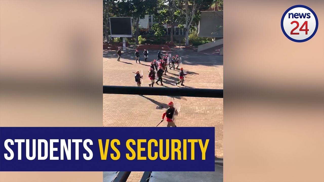 WATCH: Unrest as students and security clash at UKZN