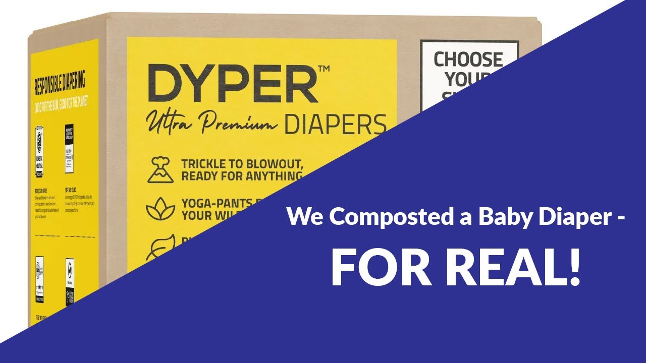 We Composted A Baby Diaper!