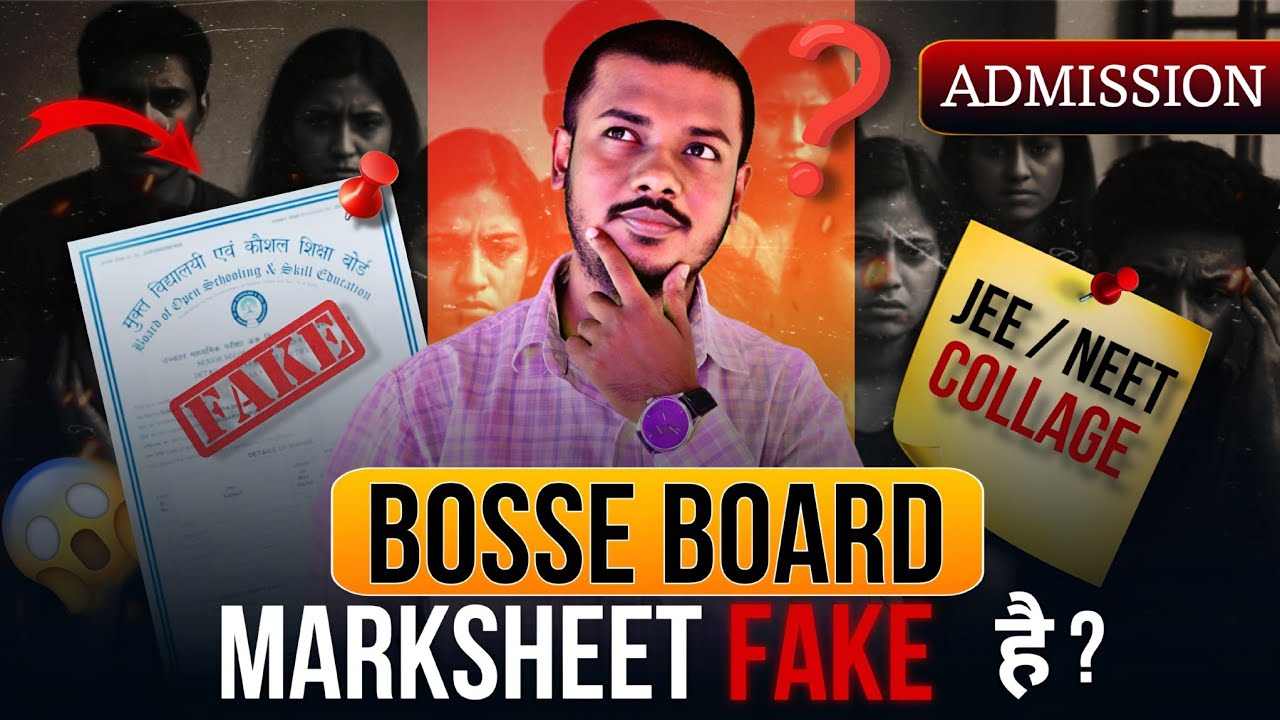 BOSSE Board Marksheet Valid Hai Ya Fake? | Full Details in Hindi | BOSSE Board Real or Fake? #bosse
