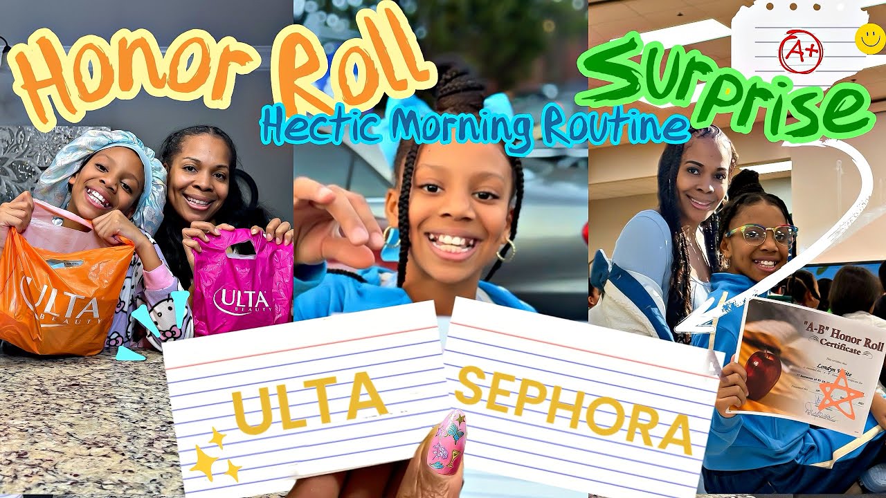 Morning Routine Chaos & Honor Roll Fun 🎉📝 (Surprises + Rewards!)