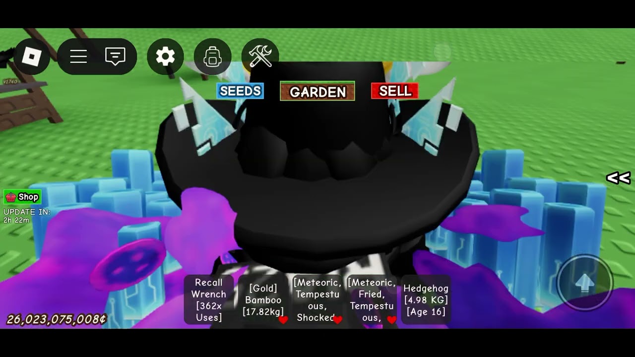 SILVER MUTATION DALAM GROW A GARDEN (mungkin yang pertama)