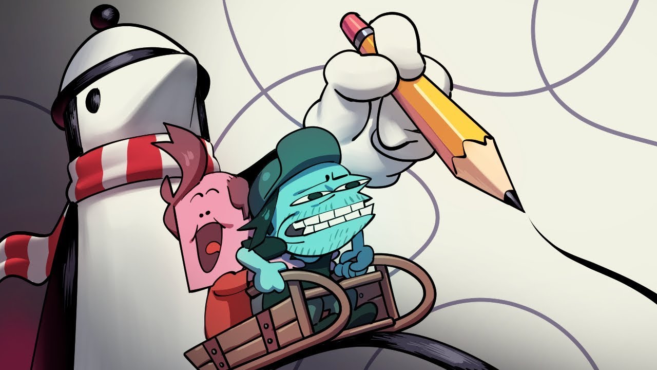 SuperMega Plays LINE RIDER (VORE EDITION!)