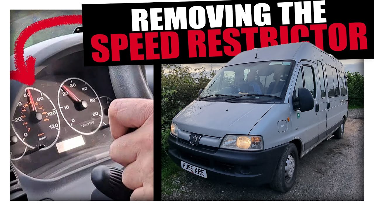 UNBELIVABLE Story of How we Removed The Speed Restrictor in Our Ex  School Mini Bus - Peugeot Boxer