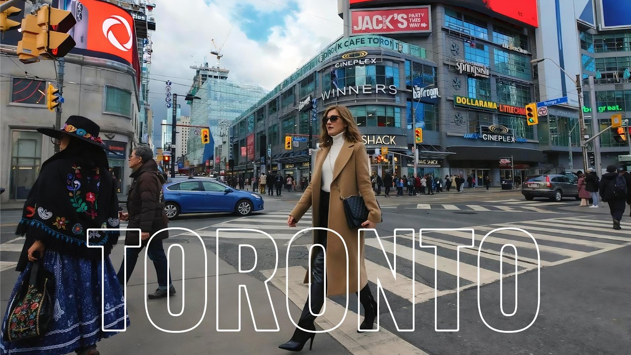 🇨🇦 Toronto Winter Walk 2026 | Front St., Union Station, St. Lawrence Market, Yonge-Dundas